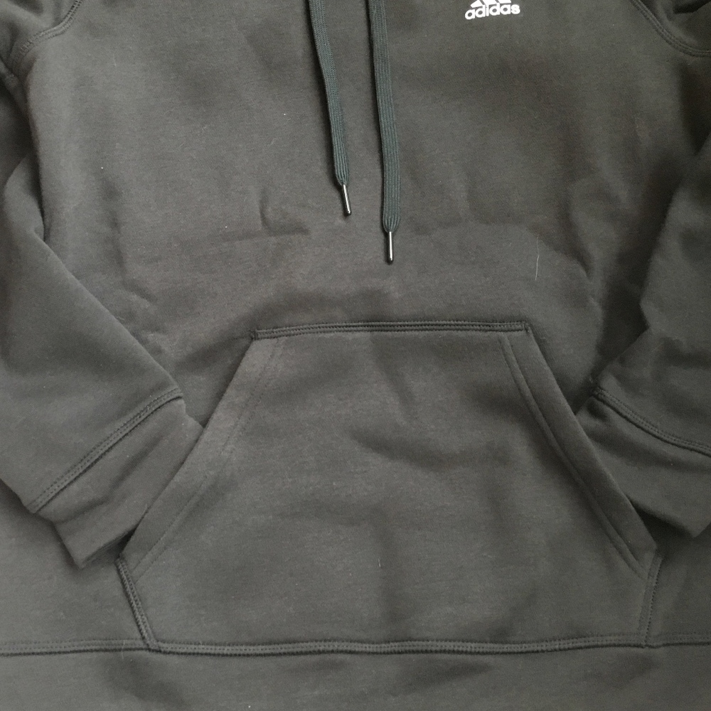 Adidas Hooded Black Sweatshirt-Size Small - Picture 5 of 7
